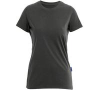 HRM Damen Ladies Luxury Roundneck T-Shirt Runhals Dark Grey 2XL