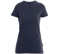 HRM Damen Ladies Luxury Roundneck T-Shirt Runhals Navy XS