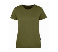 HRM Damen Ladies Luxury Roundneck T-Shirt Runhals Olive M