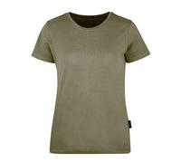 HRM Damen Ladies Luxury Roundneck T-Shirt Runhals Stone 4XL