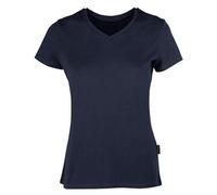 HRM Damen Ladies Luxury V-Neck T-Shirt Navy XL