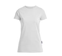 HRM Damen Luxury Roundneck Tee, weiß, Gr. XL I Premium T-Shirt Damen Rundhalsausschnitt aus 100% Bio-Baumwolle I Basic Shirt Damen bis 60°C waschbar I Hochwertige & nachhaltige Damen-Oberteile