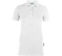 HRM Damen Luxury Stretch Polo, weiß, Gr. XL I Premium Polo-Shirt Damen aus 95% Baumwolle & 5% Elasthan I Basic Polohemd bis 40°C farbecht waschbar I Hochwertige & nachhaltige Damen-Oberteile