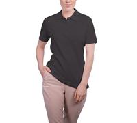 HRM Damen Luxury Stretch Polo, dunkelgrau, Gr. 3XL I Premium Polo-Shirt Damen aus 95% Baumwolle & 5% Elasthan I Basic Polohemd bis 40°C farbecht waschbar I Hochwertige & nachhaltige Damen-Oberteile