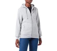 HRM Damen Kapuzenjacke 807 – Fair Trade, 70% Baumwolle/30% recyceltem Polyester – Grey Melange L