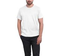 HRM Herren Rundhals T-Shirt Berufsbekleidung alle 7 Farben bis Gr. 6XL aus zert. Bio-Baumwolle Unisex XS Weiss