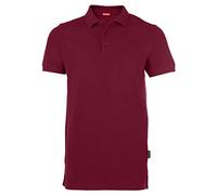 HRM Herren Heavy Performance Polo, Bordeaux/Burgundy, Gr. XL I Premium Polo Shirt Herren I Basic Polohemd bis 60°C waschbar I Hochwertige & nachhaltige Herren-Bekleidung I Workwear, 303