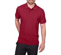 HRM Herren Heavy Polo, bordeaux, Gr. S I Premium Polo Shirt Herren aus 100% Baumwolle I Basic Polohemd bis 60°C waschbar I Hochwertige & nachhaltige Herren-Bekleidung I Workwear