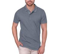 HRM Herren Heavy Stretch M Polohemd, Stone, S