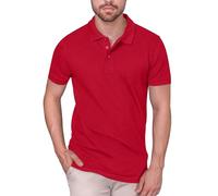 HRM Polo HRM302 – Herren Heavy-Stretch 95% Baumwolle/5% Elasthan Rot 3XL