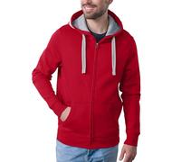 HRM Hooded Kapuzenpullover HRM701 - Herren - Rot - Größe M