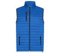 HRM Herren 1301 Hooded Performance Body Warmer I Fair Trade Outdoor Weste, 100 g/m² I Aus 100% leichtem & robustem Polyamid, Royalblau, L