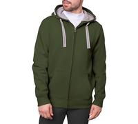 HRM Herren Jacket M Kapuzenpullover, Olive, M EU