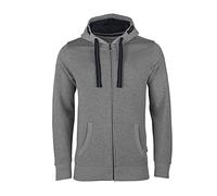 HRM Herren jakke M Kapuzenpullover, Grau-meliert, 6XL EU