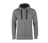 HRM Herren Jas M Kapuzenpullover, Grau-meliert, S