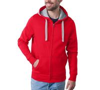 HRM Kapuzenpullover Jas M Herren Himbeere 5XL