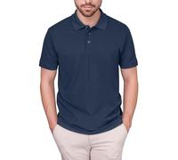HRM Herren Luxury M Polohemd, Navy, 6XL