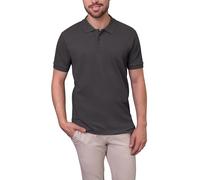HRM Polo HRM502 Luxury Stretch - elastisches Kurzarm-Polo, 95% Baumwolle/5% Elasthan, dunkelgrau L