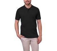HRM Polohemd Luxury Stretch – Herren – 95% Baumwolle/5% Elasthan – Schwarz Gr. 3XL