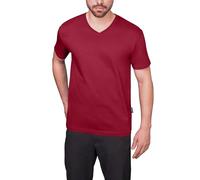 HRM102 HRM Herren V-Ausschnitt T-Shirt Bordeaux XL