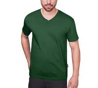 HRM Herren Luxury V-Neck Tee I Premium T-Shirt Herren V-Ausschnitt aus 100% Bio-Baumwolle I Basic T-Shirt bis 60°C waschbar I Hochwertige & nachhaltige Herren-Bekleidung