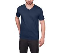HRM Herren Luxury V-Neck Tee, navy, Gr. 3XL I Premium T-Shirt Herren V-Ausschnitt aus 100% Bio-Baumwolle I Basic T-Shirt bis 60°C waschbar I Hochwertige & nachhaltige Herren-Bekleidung