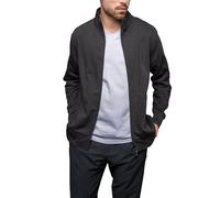 HRM Herren Full-Zip Sweatjacke 1001, Fair Trade, 70% Baumw./30% rec. Polyester, Darkgrey S