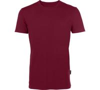 HRM Herren Rundhals-T-Shirt HRM101 – 100% Bio-Baumwolle, bis 60°C waschbar – Bordeaux M