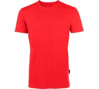 HRM Herren Rundhals T-Shirt 8 Farben bis Größe 6XL aus zertifzierter Bio - Baumwolle Unisex Rot XL