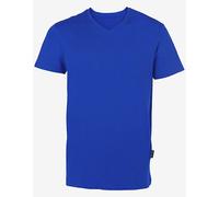 HRM Herren T-Shirt V-Ausschnitt 8 Farben bis Größe 6XL aus zert. Bio - Baumwolle Unisex Blau (Royal) 5XL