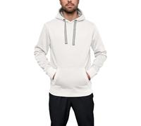 HRM Unisex Hoodie - Premium Kapuzenpullover mit Kontrast-Innenfutter - Offwhite XL