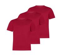HRM Kid‘s Luxury Roundneck Tee 3er Set - Fair Trade T-Shirt Jungs & Mädchen mit Rundhalsausschnitt, 160 g/m² - Aus 100% Bio-Baumwolle
