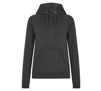 HRM Unisex 2005 Kid‘s Premium Raglan Hoody, dunkelgrau I Fair Trade Hoodie Kinder mit Kapuze, 320 g/m² I Aus 70% Baumwolle & 30% recyceltem Polyester, Darkgrey, 146