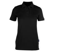 HRM Ladies Heavy Stretch Polo XXL schwarz