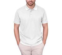 HRM Polohemd HRM501 Luxury Kurzarm – 100% Baumwolle, bis 60°C, farbecht – Weiß 3XL