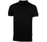 HRM - Men´s Luxury Polo Black - Gr. - S