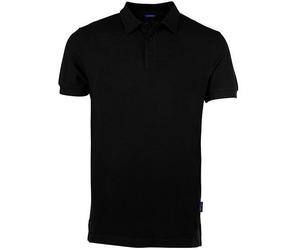 HRM - Men´s Luxury Polo Black - Gr. - S