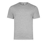 HRM Herren Luxus Rundhals T-Shirt HRM103 – Bio-Baumwolle, Grau-meliert, Größe M