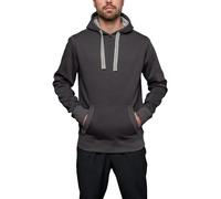 HRM Kapuzenpullover HRM900 Unisex – Premium mit Kontrast-Innenfutter – Grey Melange Gr. M