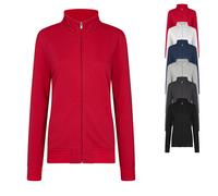 HRM1002 HRM Damen Premium Sweatjacke Grey Melange XXL