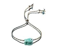 Hrtyvhin Modisches Keramik Fisch Armband, Schmuckstücke für Frauen, verstellbares Handgelenk Fußkettchen, Zubehör Set böhmischen Stil, Keramikschmuck böhmischen Stil