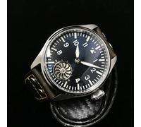 Hruodland 2025 Neue männer Mechanische Uhr Seagull ST3620 Retro Pilot 43 MM Bgw-9 Leucht Sapphire Kristall Turbine Reloj Hombre Black
