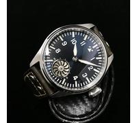 Hruodland 2025 Neue männer Mechanische Uhr Seagull ST3620 Retro Pilot 43 MM Bgw-9 Leucht Sapphire Kristall Turbine Reloj Hombre Green No Logo
