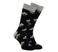 HS by Happy Socks - Herren 3er-Pack Classic Flower Dress Socken - Flower (Schwarz) EU 39 - 45