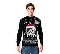 HSA - Unisex Weihnachtspullover für Damen und Herren mit Fußball-Motiv Gr. Small, Star Wars Storm Trooper