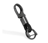 HSJKU Auto Schlüsselanhänger für DS 3 Crossback DS7 DS4 DS3 DS Spirit, Schlüsselanhänger Halter Keychain Ersetzen Zubehör Geschenk für Männer Frauen,F