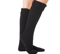 Hsternexy Oktoberfest Socken Damen Lange 39-46 Trachtensocken Beige Klassik Bayrische Tracht Stricksocken Dirndlkleid Socken Trachtenstrümpfe Oktoberfest Accessoires