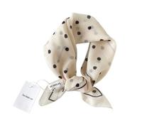 HSTWODE Damen Quadratisches Halstuch aus Baumwoll-Leinen, Dünn & Frühlingsfrisch, Vielseitiges Kopftuch & Schal für Sommer, Elegantes Accessoire (3#)