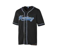 HSV Baseball-Shirt Aaren schwarz + FanEmotion Flaschenöffner (schwarz-blau, L)