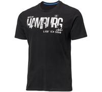 HSV Hamburger SV T-Shirt Shirt ** Mein Hamburg - Abschlach! ** (DE/NL/SE/PL, Alphanumerisch, 3XL, Regular, Regular, Schwarz)